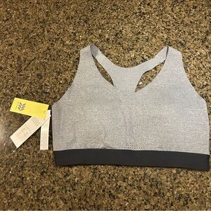 All in Motion NWT Heathered Gray Sports Bra XXL Removable Pads